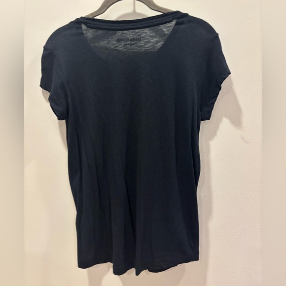 ZADIG & VOLTAIRE Black Slub T Shirt, Size M, Like New Condition - Picture 6 of 10